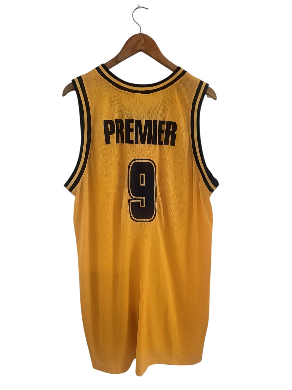 Maillot de basket-ball vintage Champion – Jaune #9